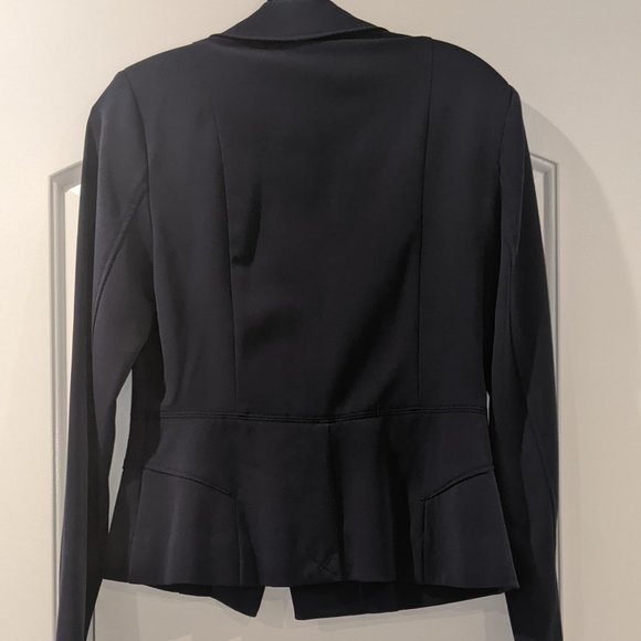 NWOT INC International Concepts Navy Blazer Single Button Suit Jacket size small - Picture 2 of 8